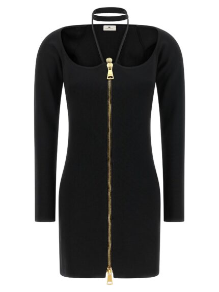Elisabetta Franchi Fabric Stitch Knit Dress