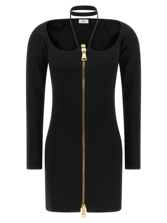 elisabetta franchi fabric stitch knit dress Elisabetta Franchi Fabric Stitch Knit Dress