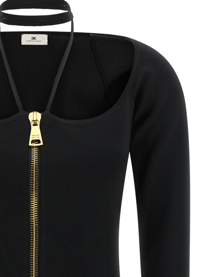 Elisabetta Franchi Fabric Stitch Knit Dress