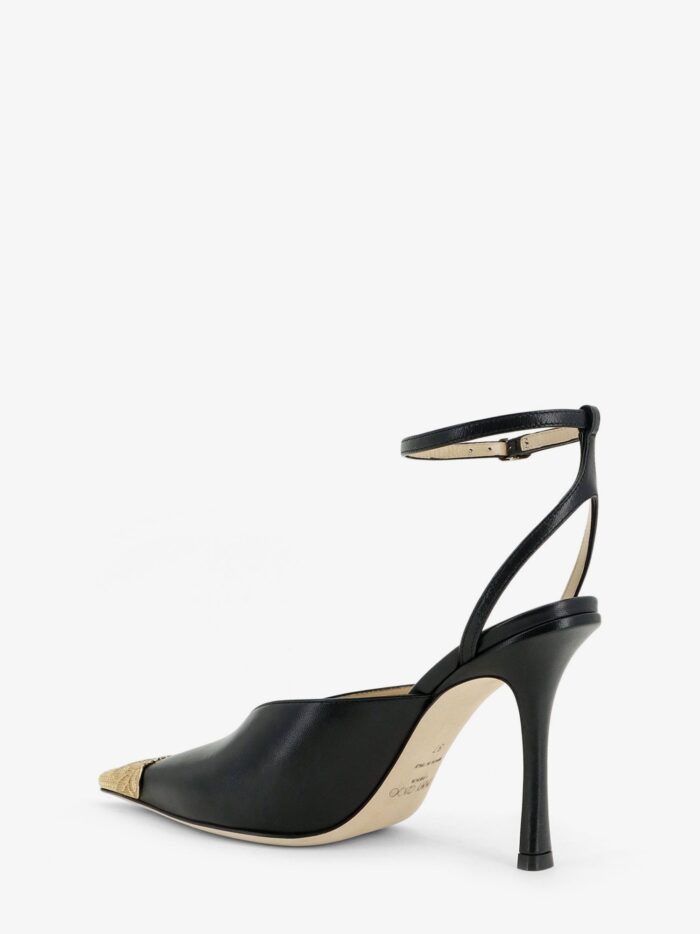 Jimmy Choo Faiz 100 Leather Slingback Pumps