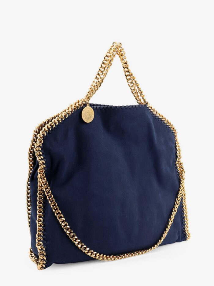 Stella Mccartney Falabella Alter Suede Shoulder Bag With Metal Profiles