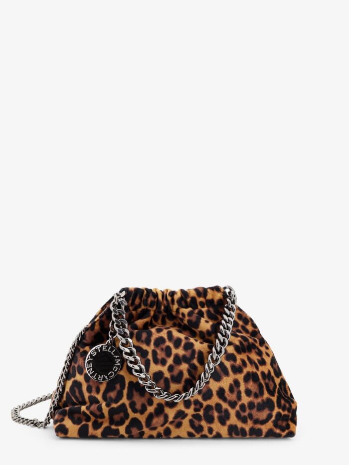 stella mccartney falabella mini leopard print velvet crossbody bag Stella Mccartney Falabella Mini Leopard Print Velvet Crossbody Bag