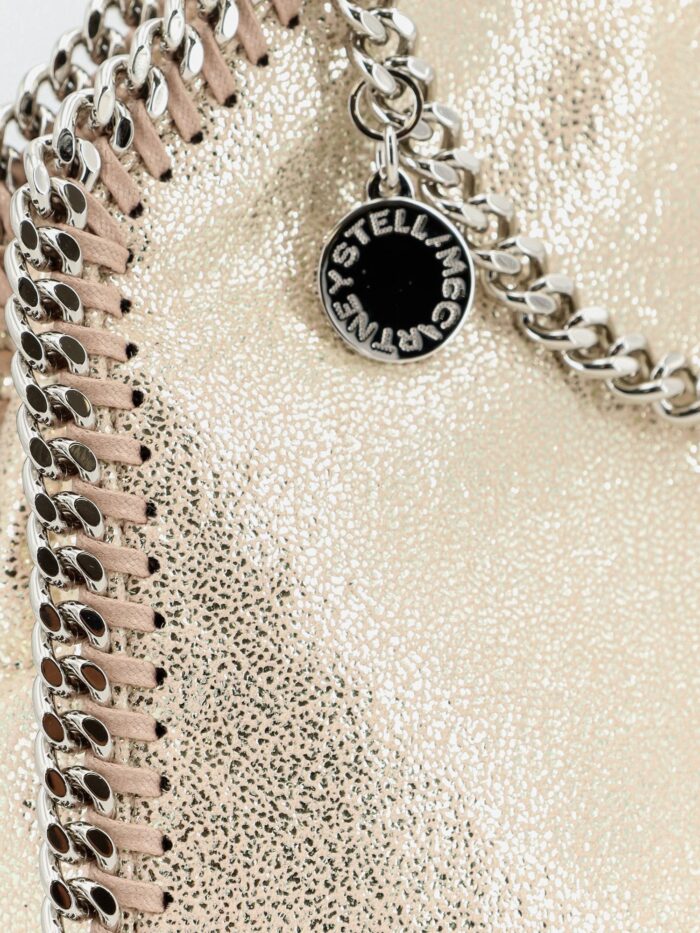Stella Mccartney Falabella Tiny Shiny Shaggy Deer Crossbody Bag