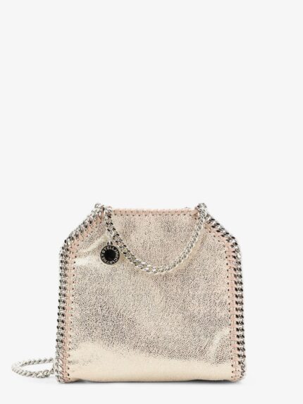 Stella Mccartney Falabella Tiny Shiny Shaggy Deer Crossbody Bag