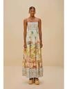 FARM RIO Aracati Cotton And Viscose Long Dress