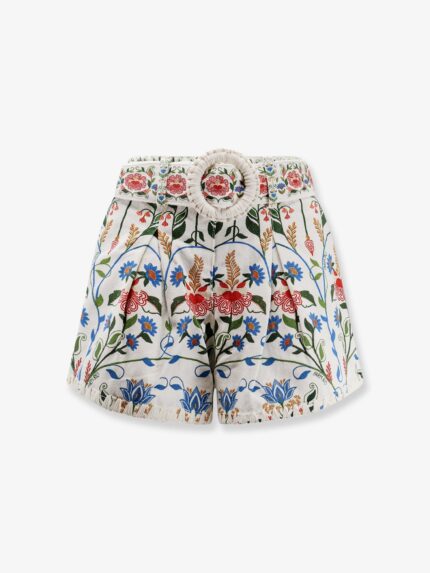 FARM RIO Fraga Multicolor Cotton Shorts
