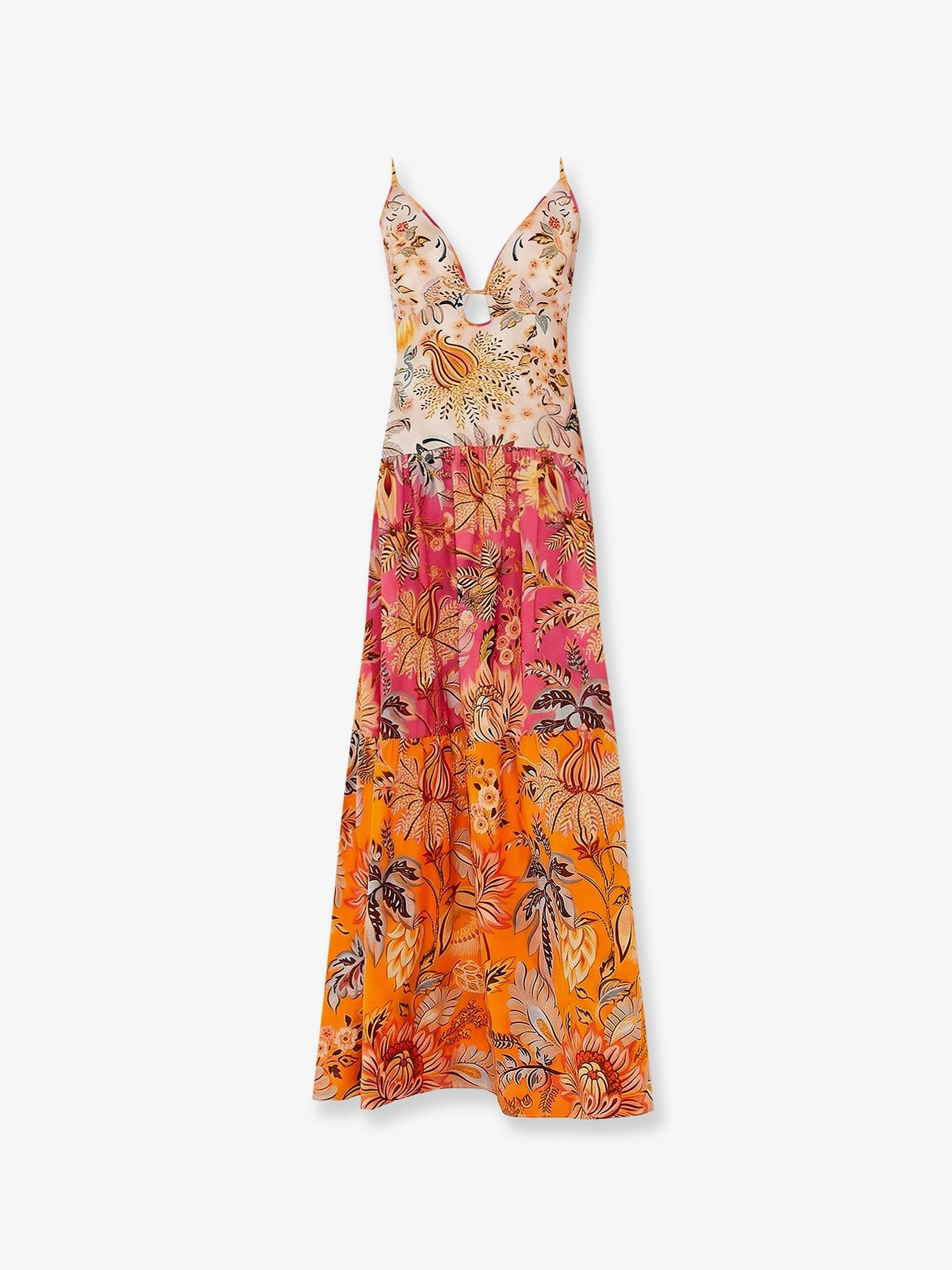 FARM RIO Ligia Floral Mix Dress