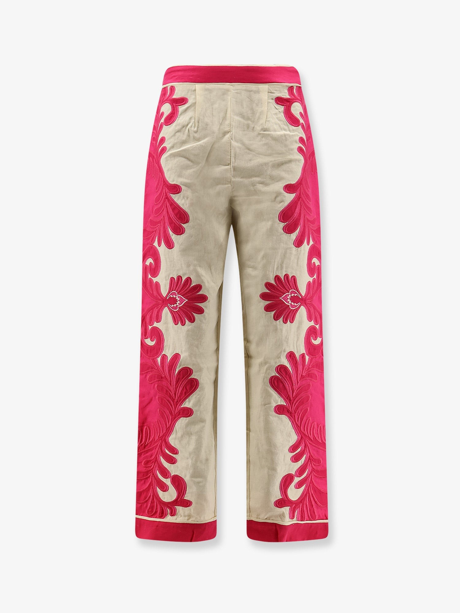 FARM RIO Linen And Viscose Blend Trousers