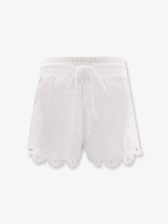 farm rio linen perforated shorts FARM RIO Linen Perforated Shorts