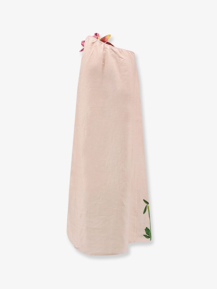 FARM RIO Natural Linen Dress