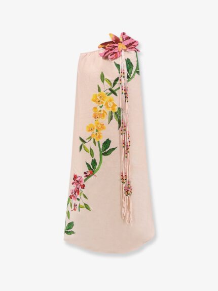 FARM RIO Natural Linen Dress