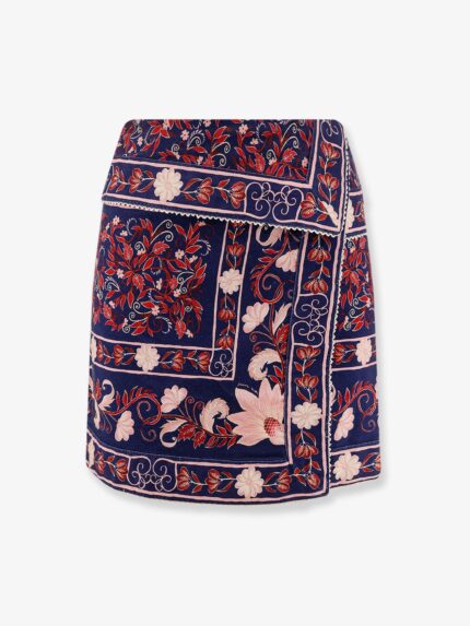 FARM RIO New Guilhermina Cotton Miniskirt