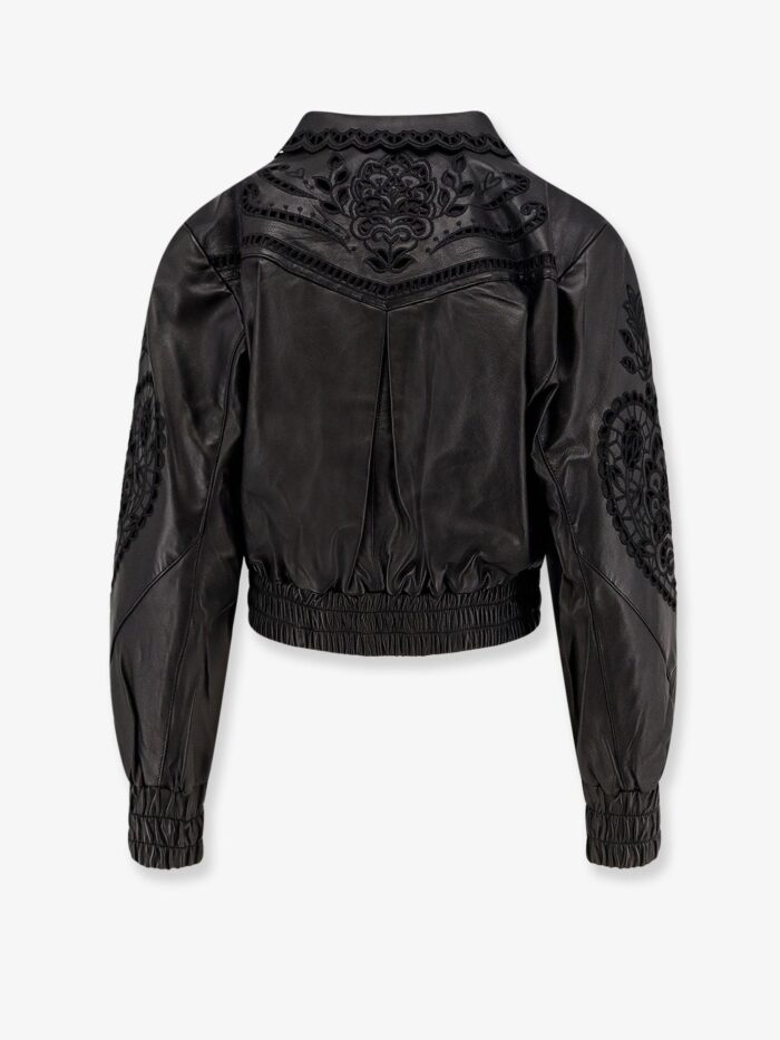 FARM RIO Richilieu Heart Leather Jacket