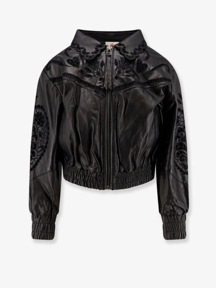 FARM RIO Richilieu Heart Leather Jacket