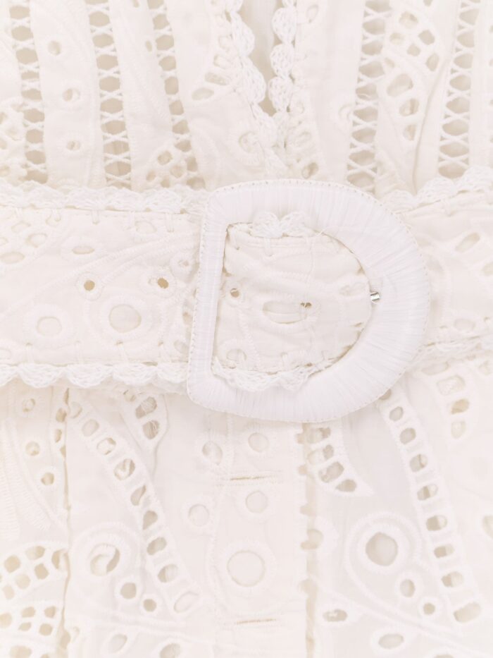 FARM RIO Sangallo Lace Jumpsuit