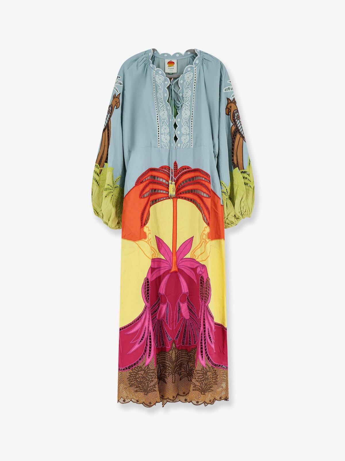 FARM RIO Usiacuri Lino And Viscose Dress