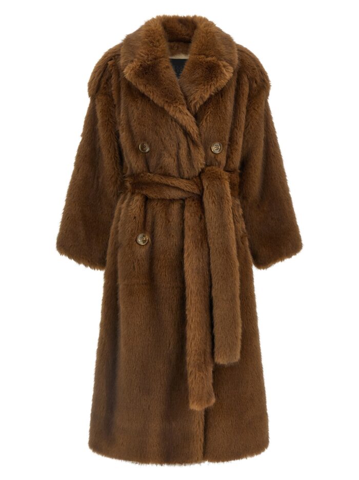 b&b couture 'farrah' eco fur coat B&B COUTURE 'Farrah' Eco-fur Coat