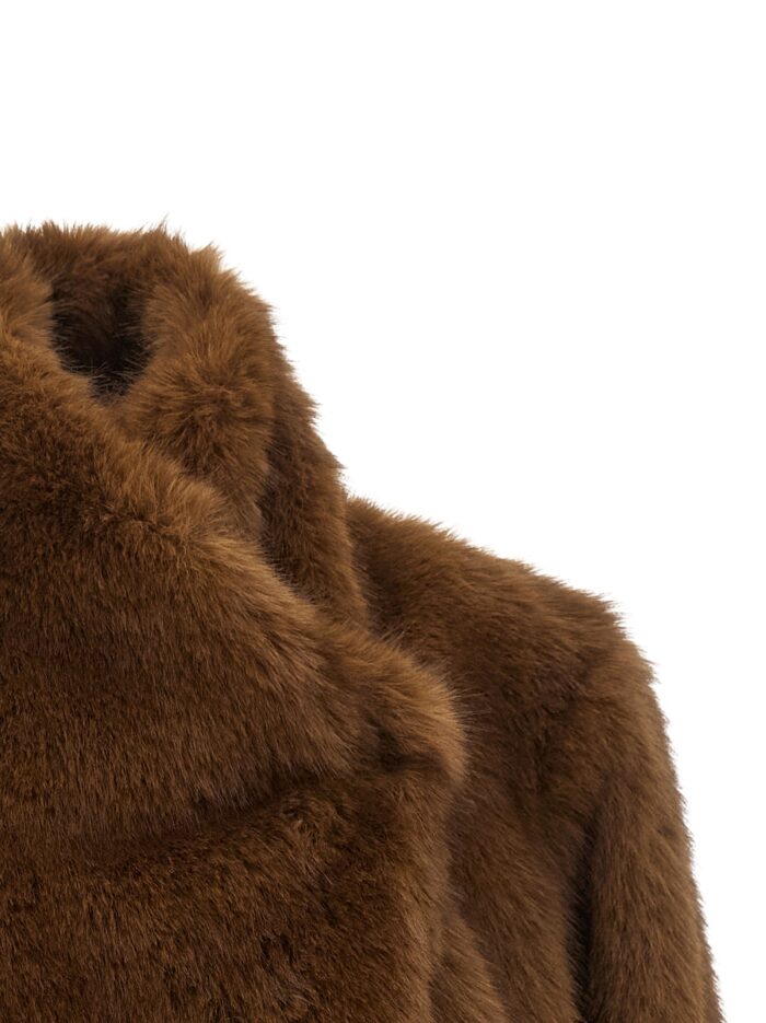 B&B COUTURE 'Farrah First' Eco-fur Coat