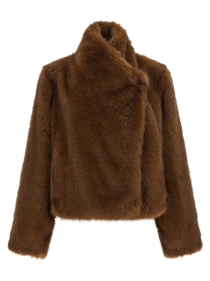 b&b couture 'farrah first' eco fur coat B&B COUTURE 'Farrah First' Eco-fur Coat