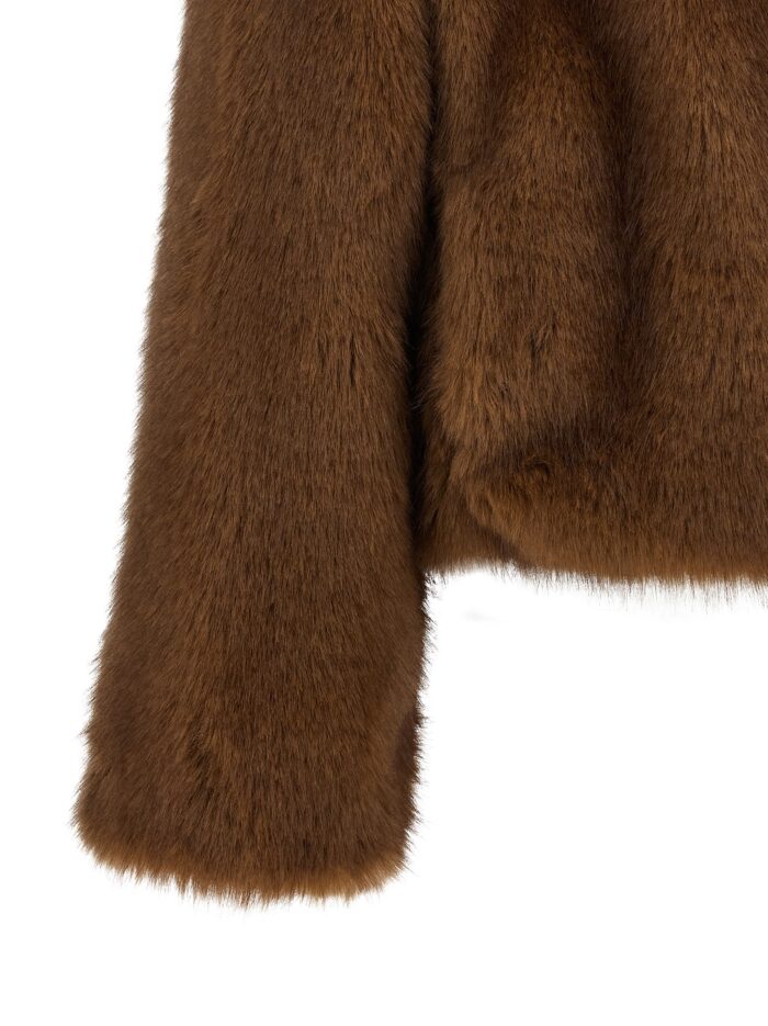 B&B COUTURE 'Farrah First' Eco-fur Coat