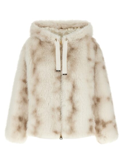 Herno Faux Fur Bomber Jacket
