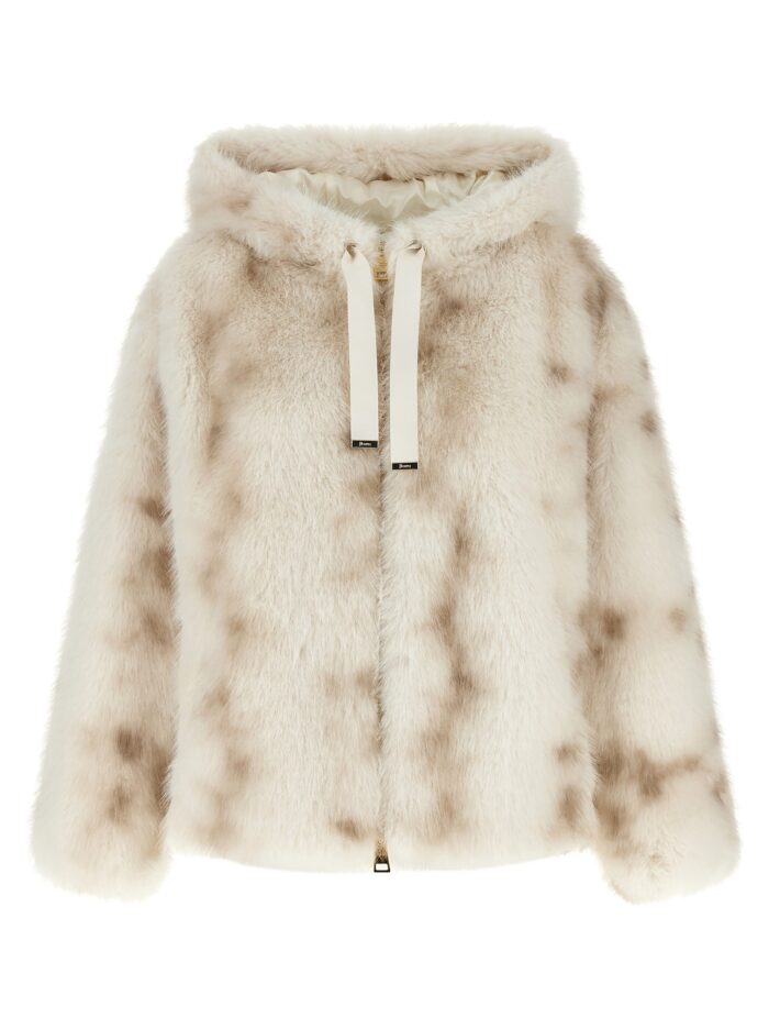 Herno Faux Fur Bomber Jacket
