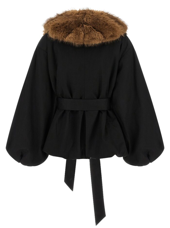 ROTATE BIRGER CHRISTENSEN 'Faux Fur Collar' Jacket