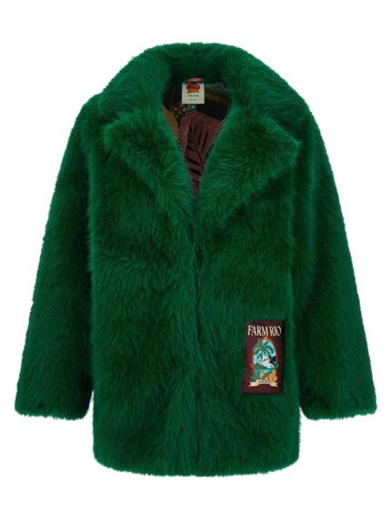 FARM RIO Faux Fur Graphic Patch