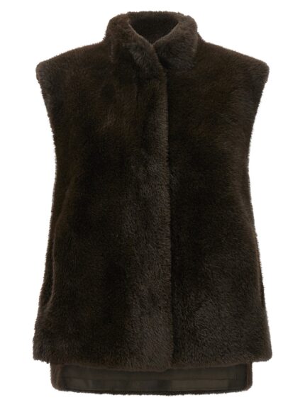 LOU ANDREA Faux Fur Vest