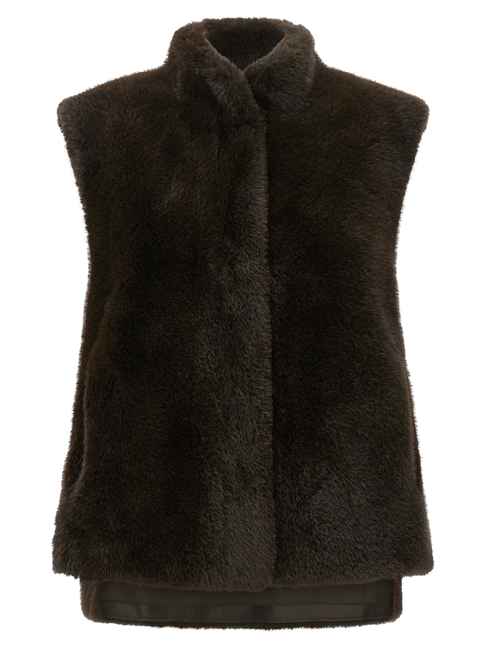LOU ANDREA Faux Fur Vest