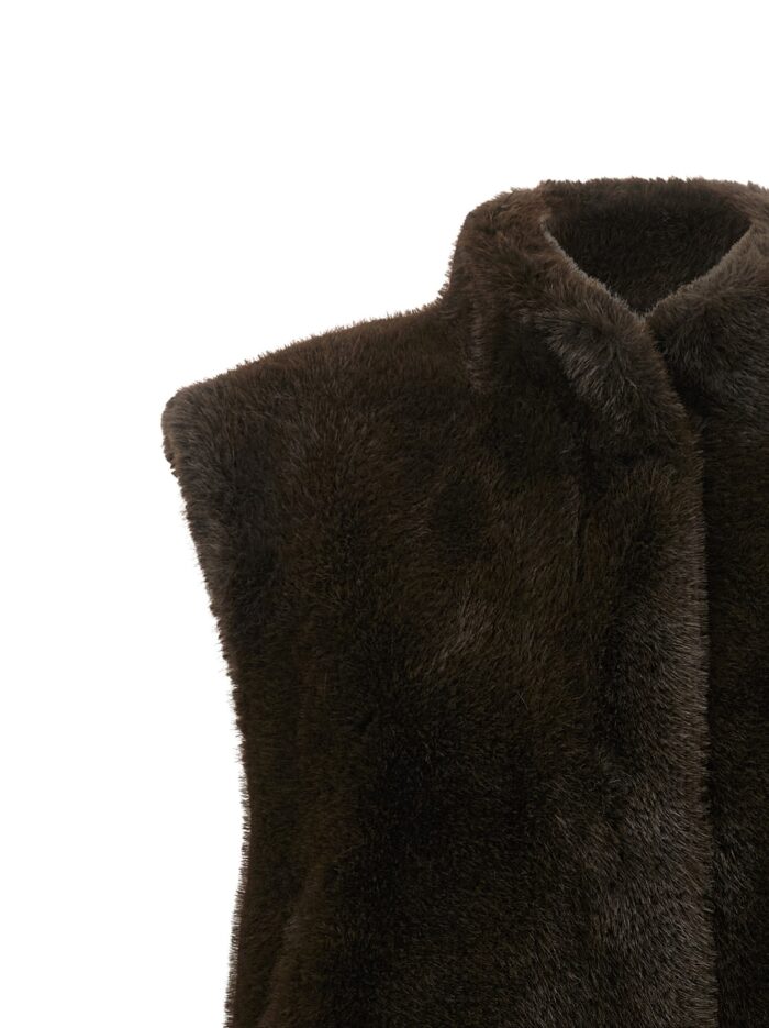 LOU ANDREA Faux Fur Vest