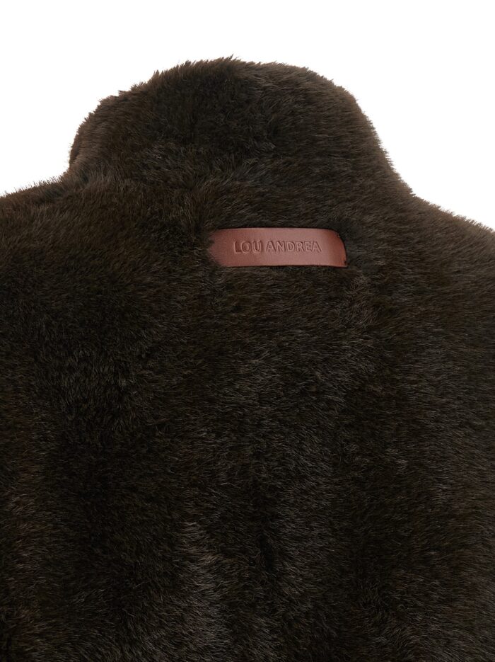 LOU ANDREA Faux Fur Vest