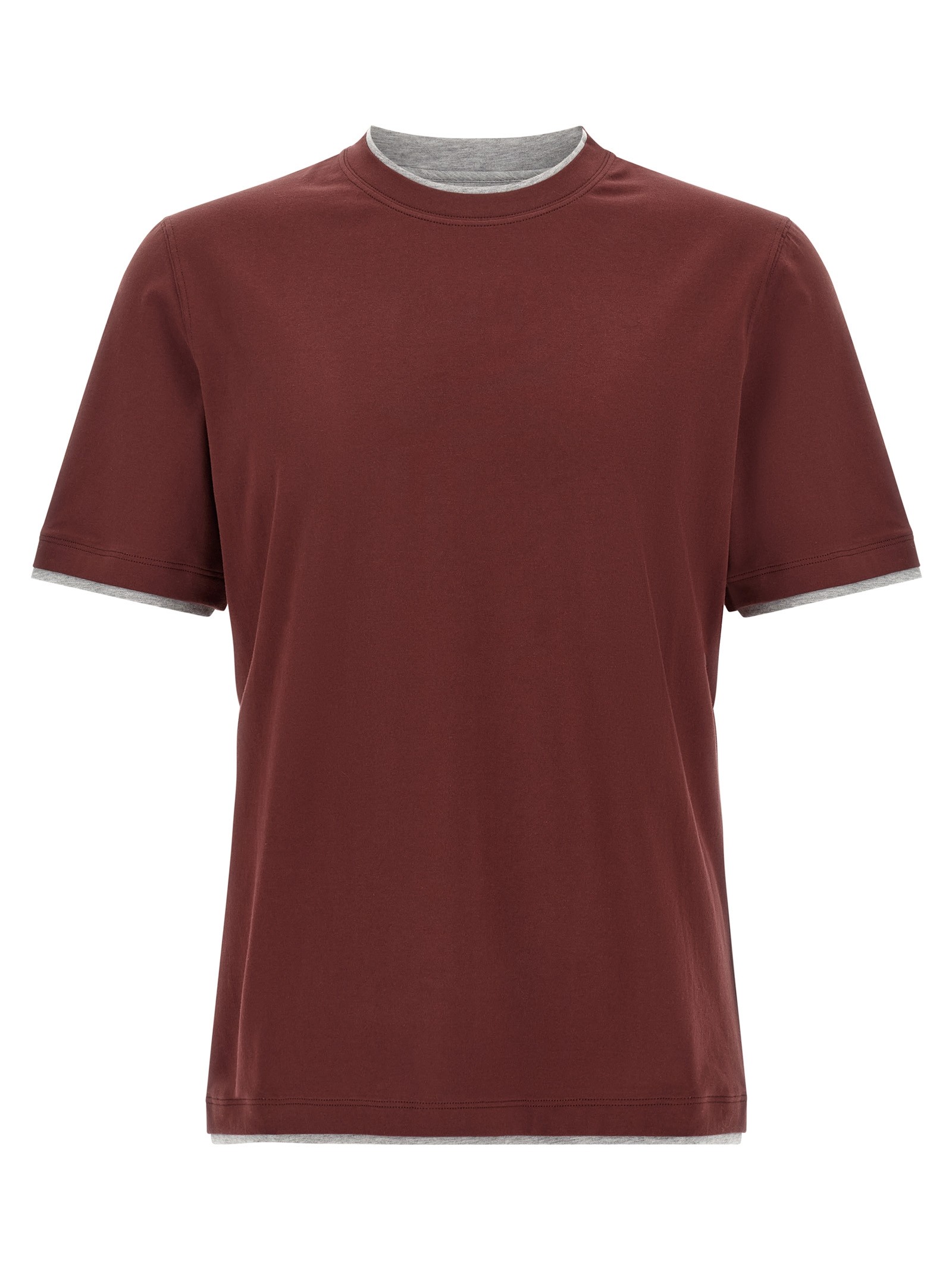 Brunello Cucinelli 'Faux-Layering' T-shirt