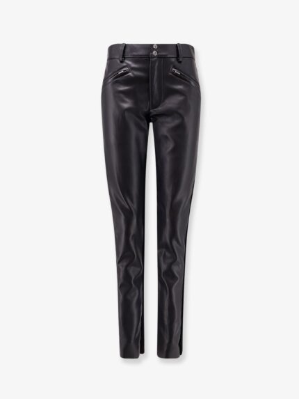 SACAI Faux Leather Trousers
