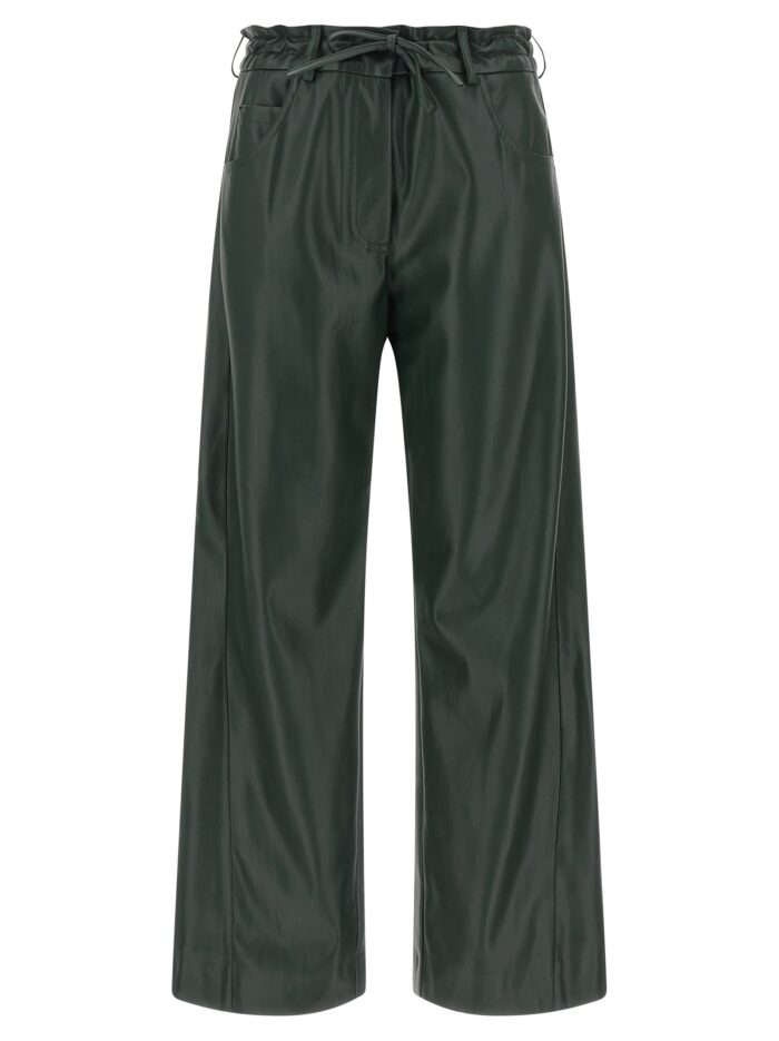 nude faux leather trousers NUDE Faux Leather Trousers