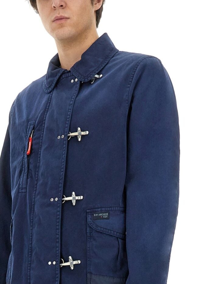 FAY JACKET WITH HOOKS