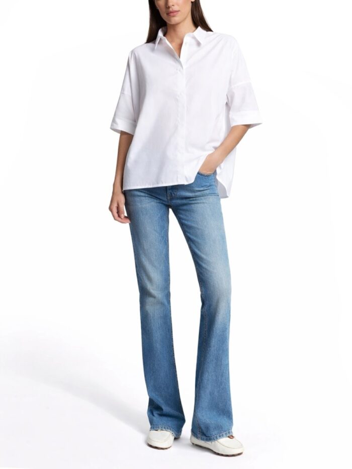 FAY STRETCH POPLIN SHIRT