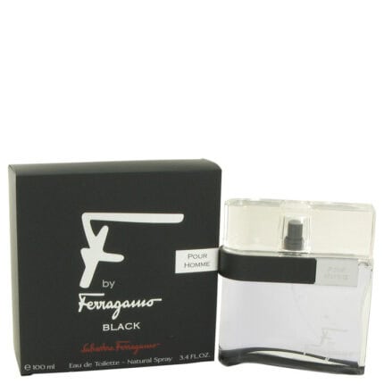 F Black By Salvatore Ferragamo - Eau De Toilette Spray 3.4 Oz