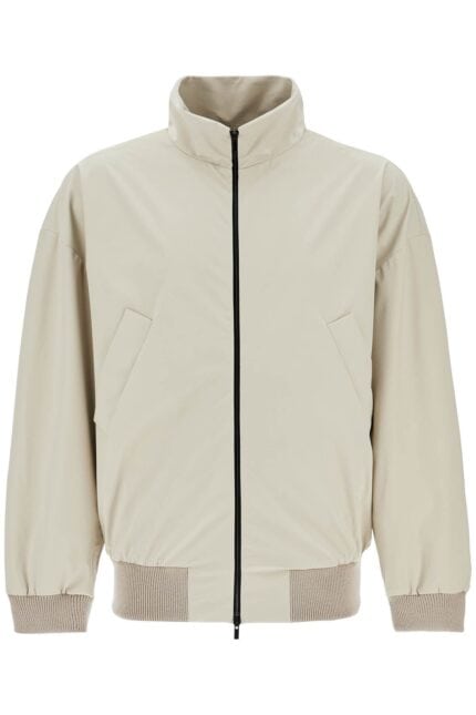 FEAR OF GOD Beige Nylon And Polyester Jacket With High Collar And Zip