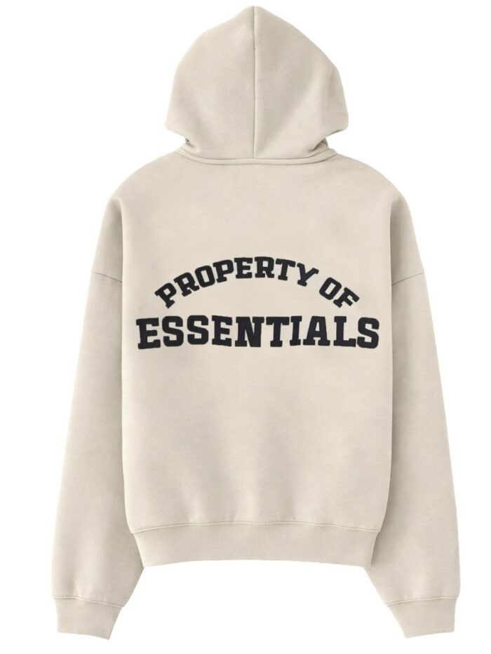 FEAR OF GOD ESSENTIALS FELPA CON ZIP E CAPPUCCIO