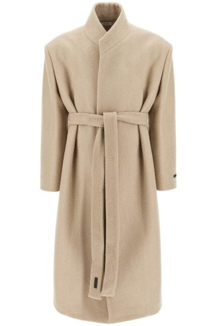 FEAR OF GOD Wool Coat With High Collar And Boiled Wool