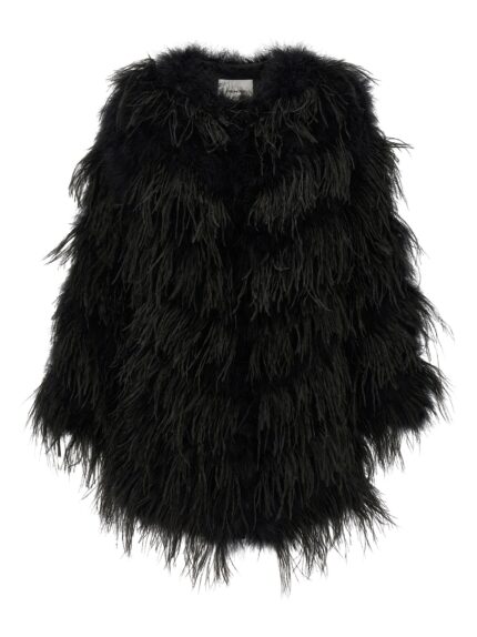 YVES SALOMON Feather Caban