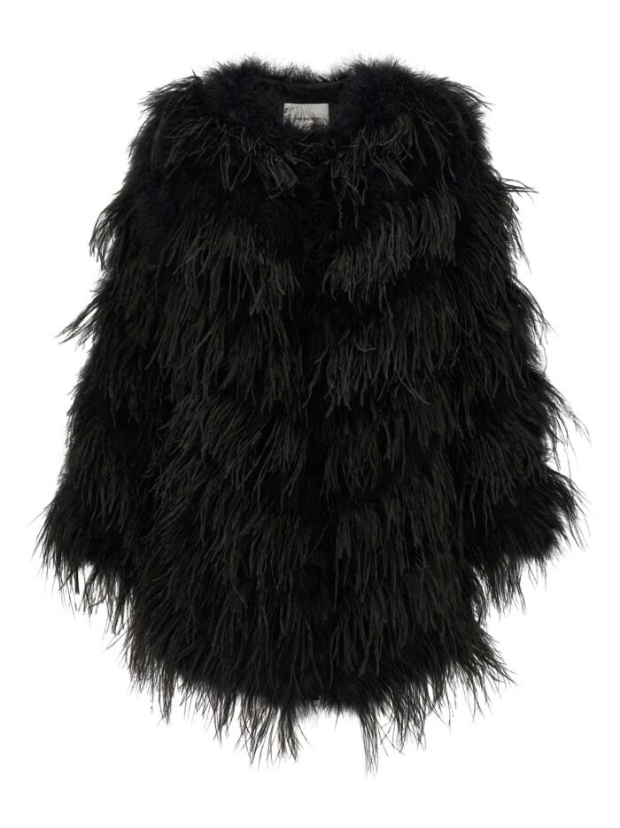 YVES SALOMON Feather Caban