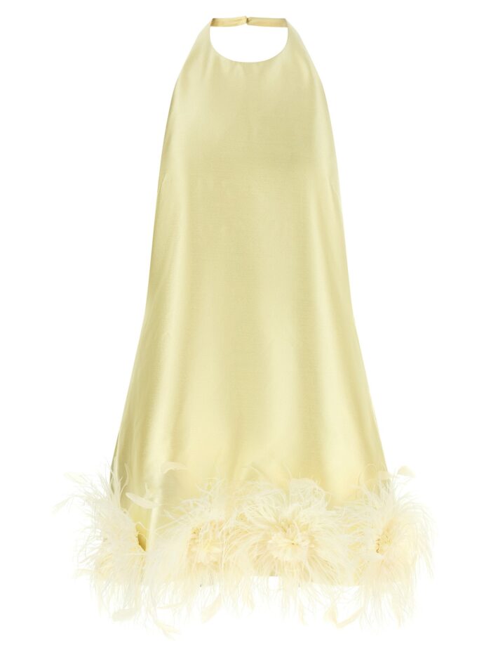self portrait feather dress SELF PORTRAIT Feather Dress