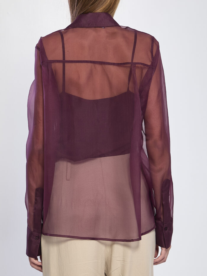 Federica Tosi Silk organza shirt