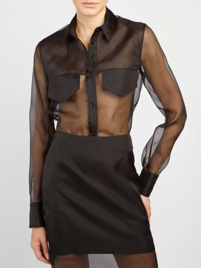 Federica Tosi Silk organza shirt