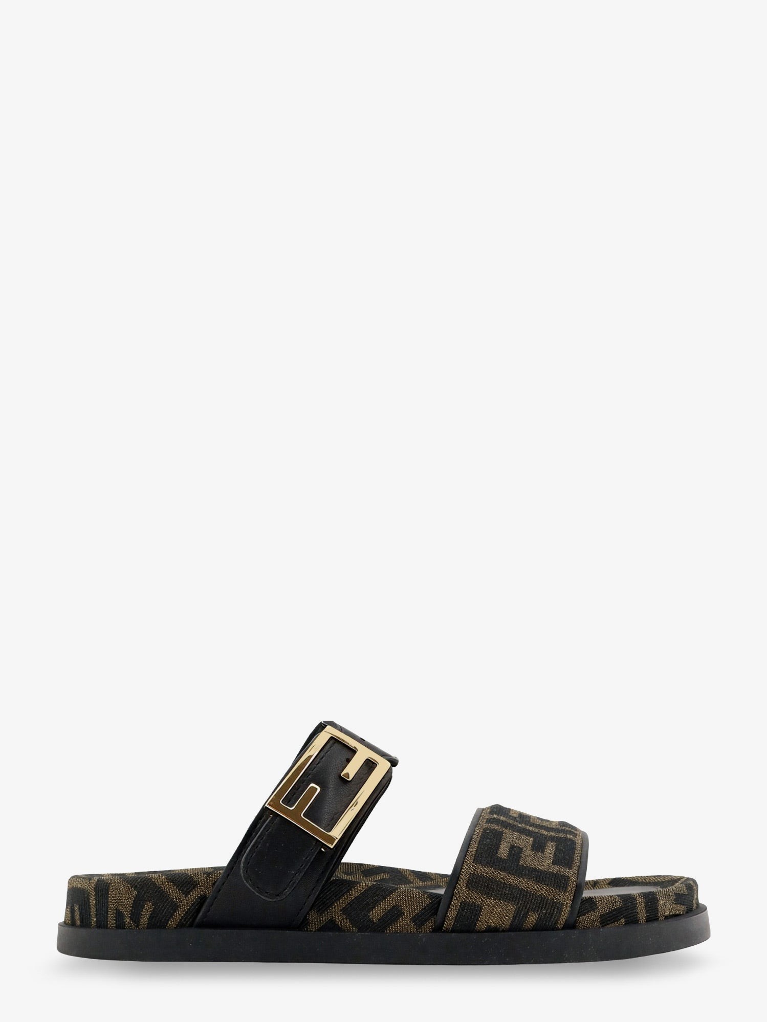 Fendi Feel FF Fabric Sandals