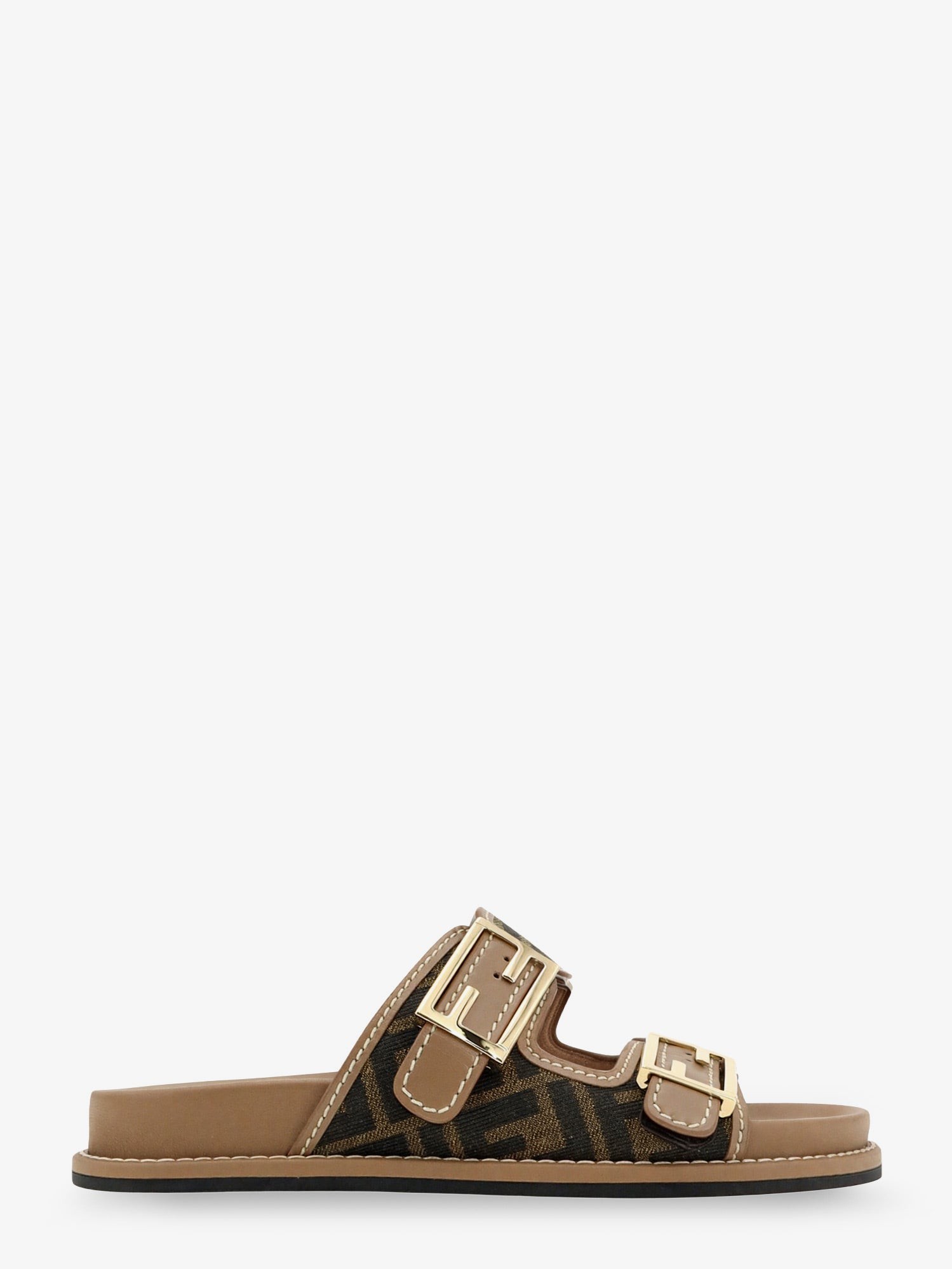 Fendi Feel FF Fabric Sandals