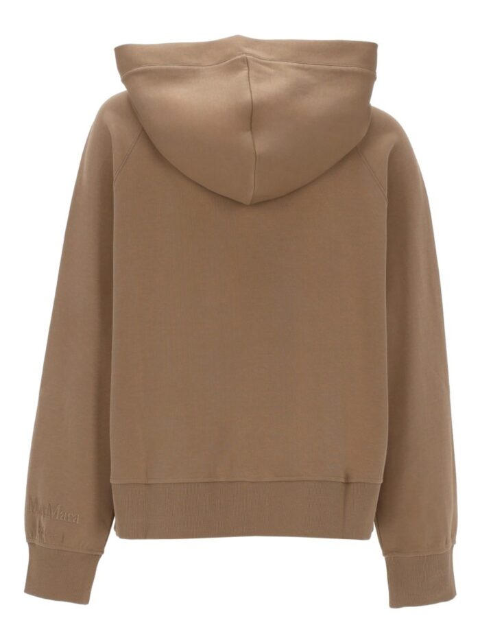 S MAX MARA FELPA "ALMA" CON ZIP E CAPPUCCIO