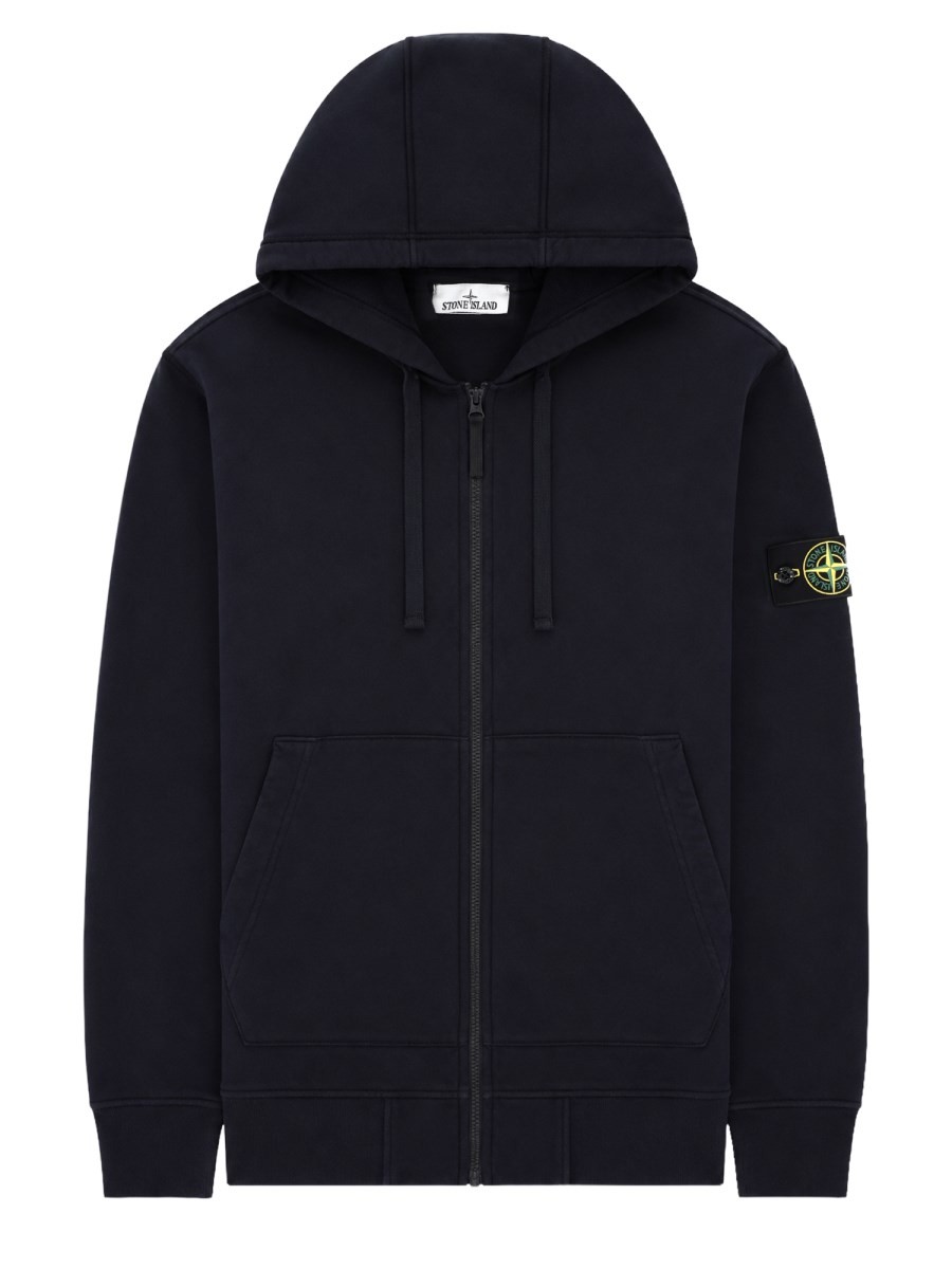 Stone Island FELPA CON CAPPUCCIO